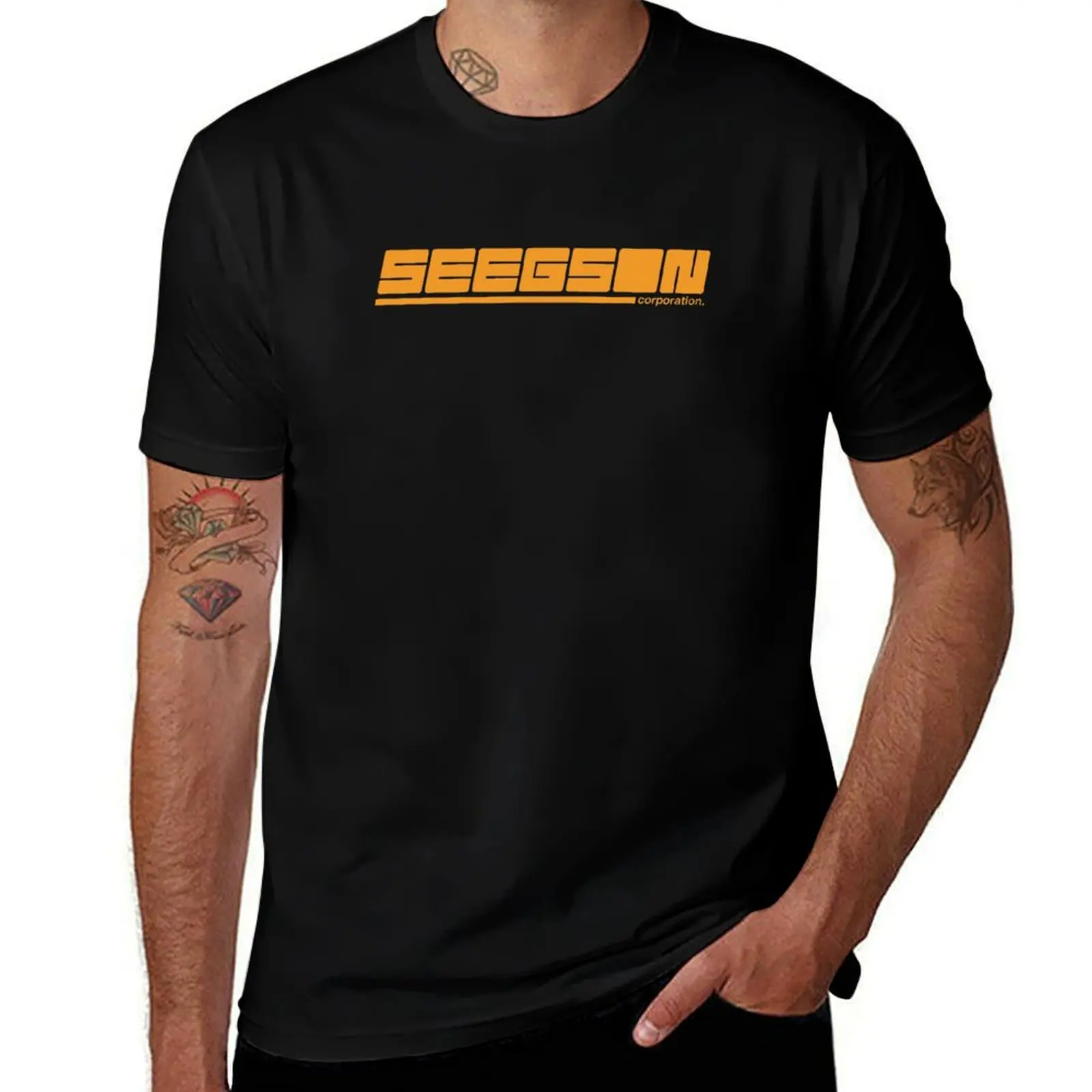 SEEGSON Corporation (basic orange) (Isolation) T-Shirt new gifts and t-shirts shirts graphic summer shirt men graphic t shirts