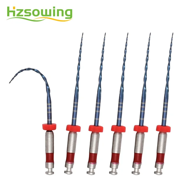 Endo Niti Only One Files Instrumenty dentystyczne Niebieskie elastyczne pilniki posuwisto-zwrotnego System obrotowy R25 21mm 25mm