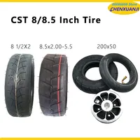 CST 8 inch 8.5 Inch Tyre 8.5X2.00-5.5 8 1/2X2 8.5X2 Tire and Tube 200x50 Wheel Hub for Electric Scooters Folding Bicycle Parts