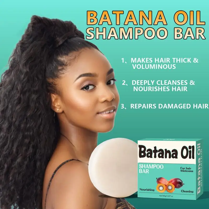 Batana Hair Fast Growth Oil Soap Oil Control Hair Soap Nourish Shampoo Bar For Hair Strengthen Oil Control Smooth Glossy And