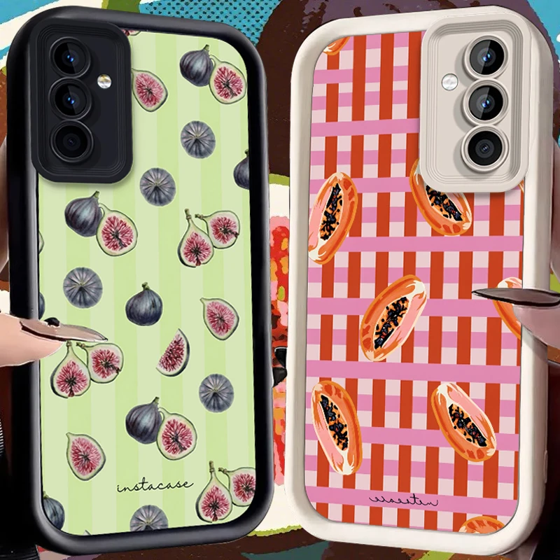 Fresh Fig Element Case for Samsung Galaxy S26 S25 Edge S24 Plus S23 S22 Ultra S21 S20 FE A57 A56 A55 A54 5G A53 A51 4G Cover