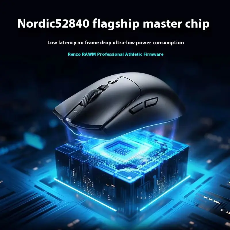 

New Rawm Sa-Mh01 Wireless Gaming Mouse Lightweight Third Party Exam Simulation Hot Plug Micro Motion For Computer Office Use