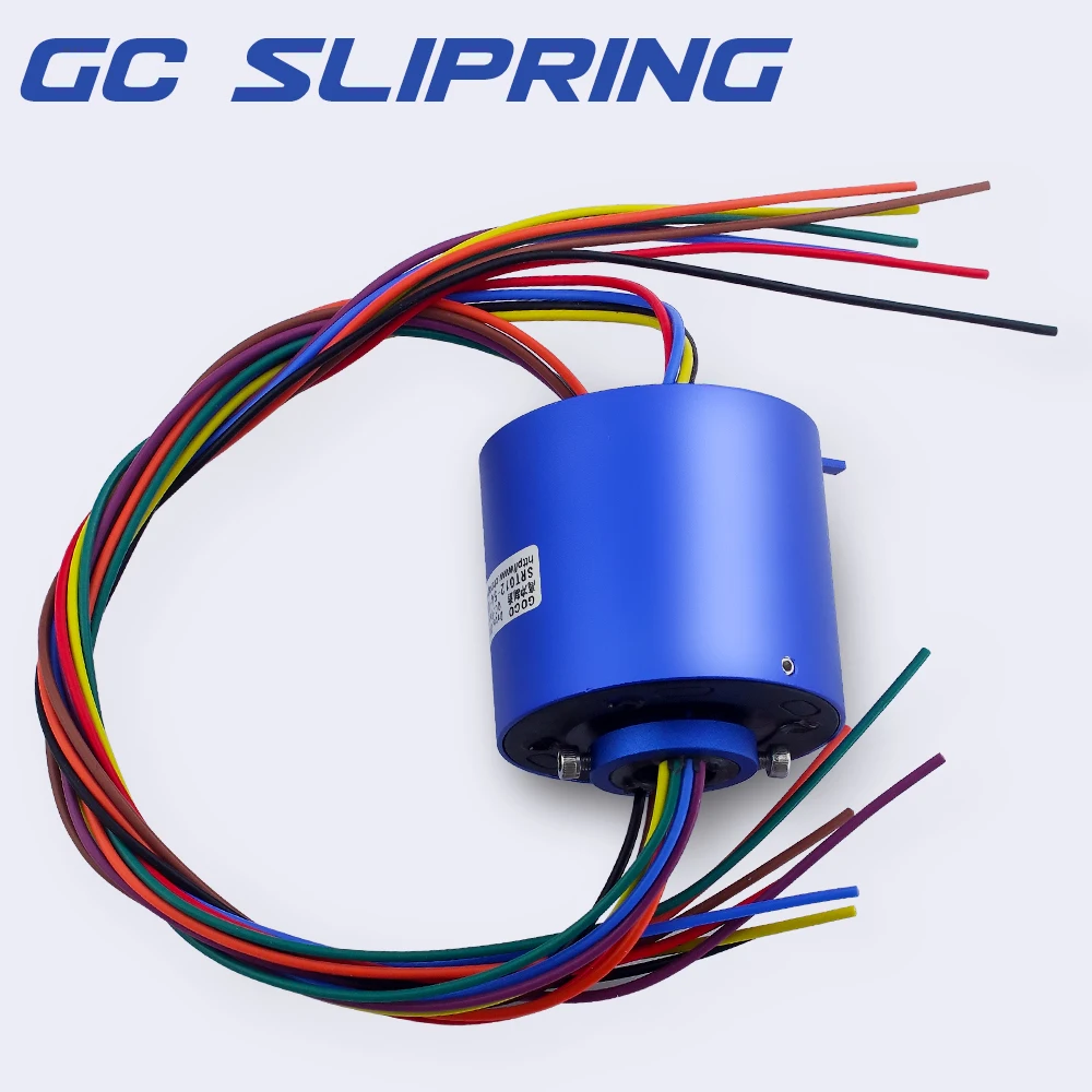 slip ringThrough hole slip ring 12.7mm8 circuit 10A electric slip ring electric ring collector ring  conductive ring electric