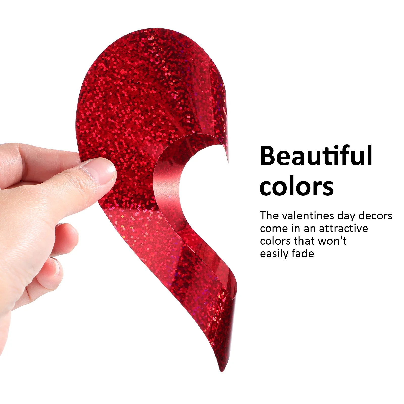 

40Pcs Heart Decorations for Valentine Day Decorations Hanging Love Strings Romantic Room Wedding Party Festive Heart Dcor