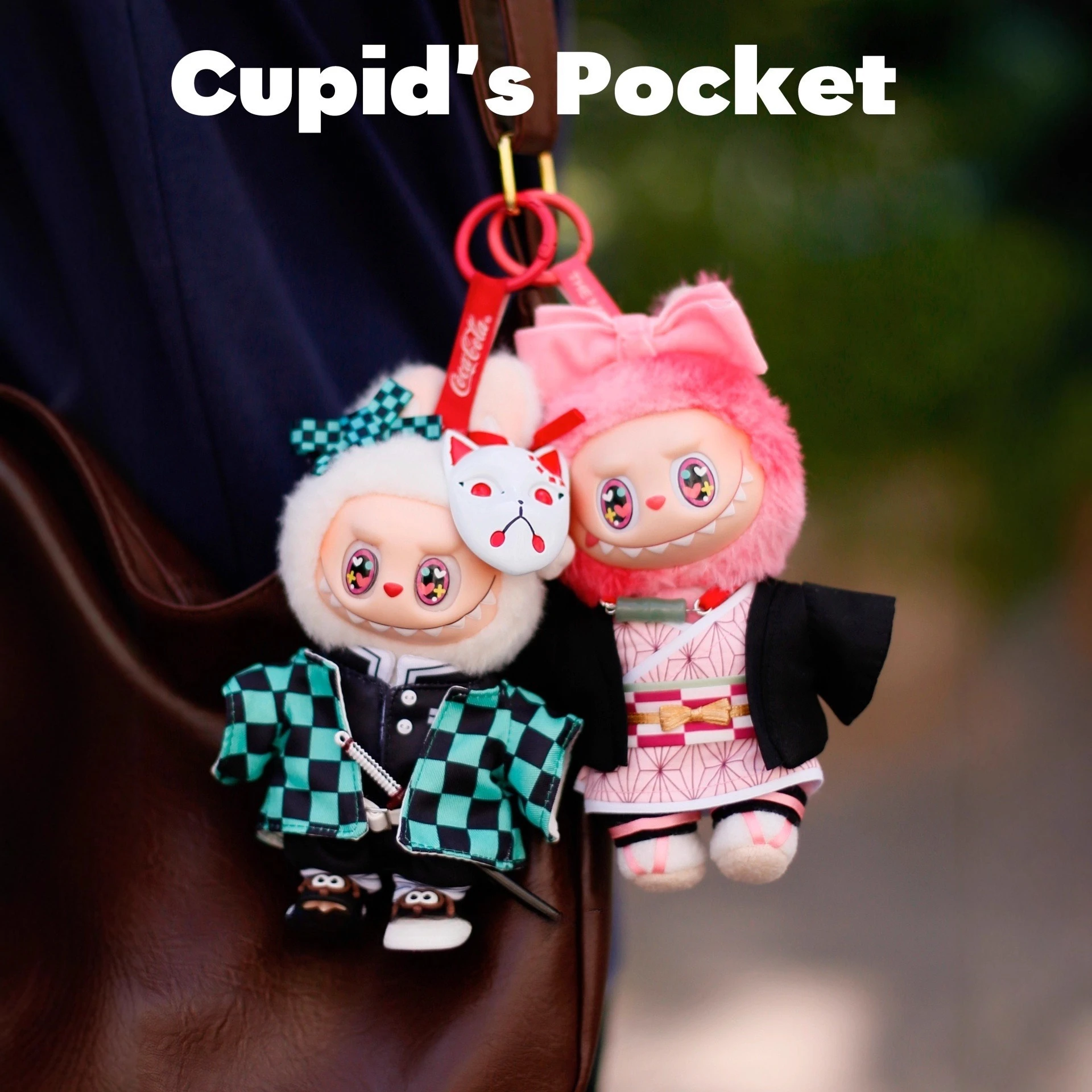 Ubranka dla lalek Labubu Demon Slayer, strój Tanjiro Shanyi, walka o sprawiedliwość, Demon Slayer Corps, akcesoria dla lalek w skali 1/3