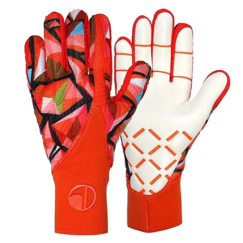 Goalie Gloves Soccer Gloves High Performance Professional With Strong Grips Palms Breathable Durable Keeper Gloves For The