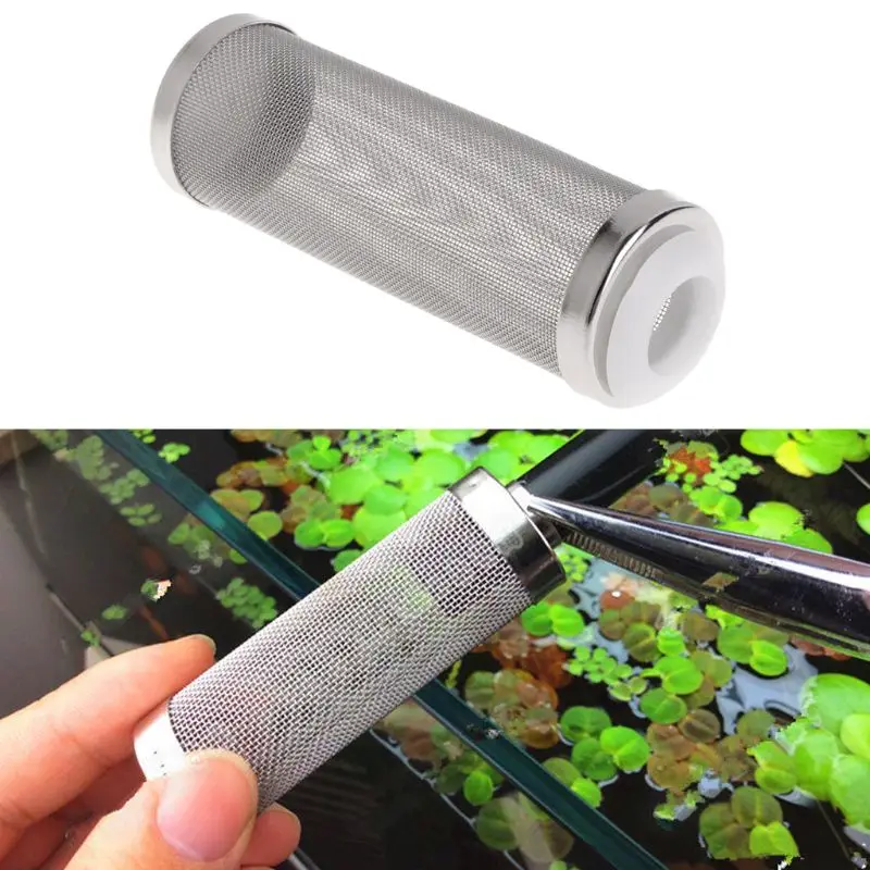 Water Filters Stainless Steel Mesh Cover Aquarium Filter Accessories Replacement Supplies Rust Resistance Dropshipping