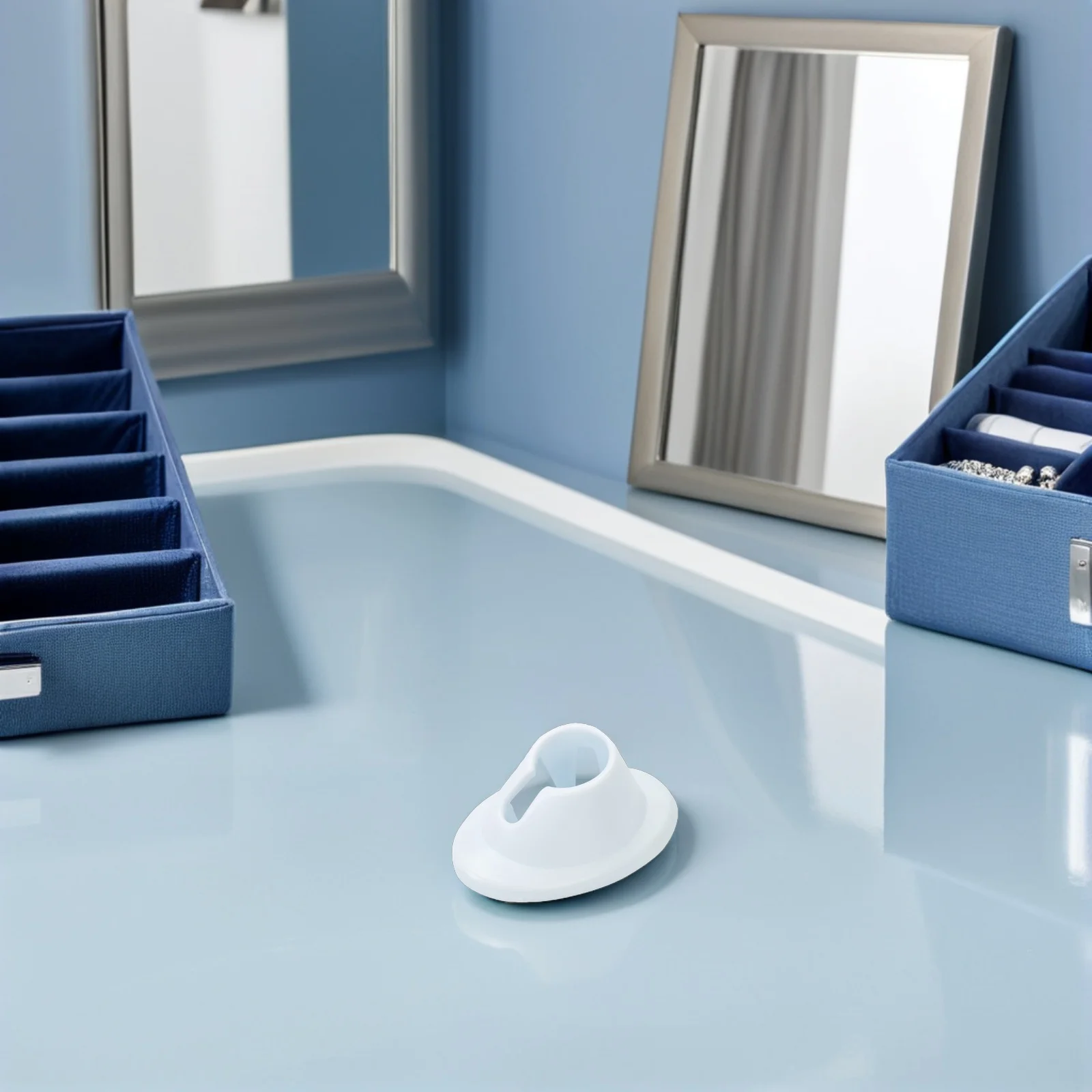 10 szt. Stojak na akcesoria do paznokci, elastyczny silikonowy uchwyt na butelki, zapobiegający rozlewaniu, do przechowywania lakierów i szminek w podróży.