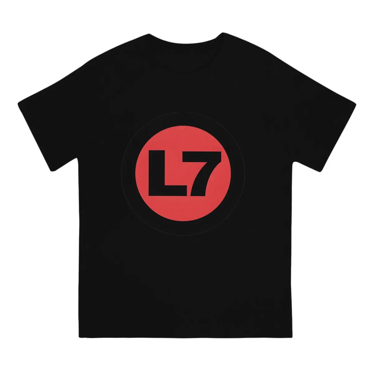 Funny Best  Of L7 T-Shirt for Men Crewneck 100% Cotton T Shirt S-Soundgarden Short Sleeve Tee Shirt Unique Clothing