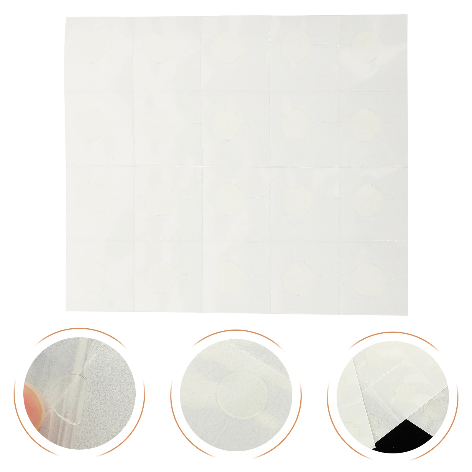 

50 Sheets Movable Double Sided Adhesive Dots Glue Tape Clear Removable Stickers