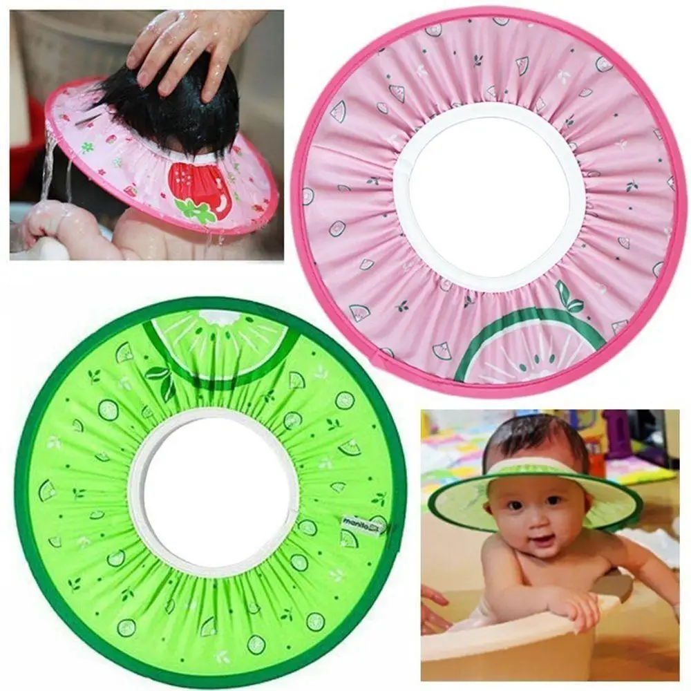 Boys Girls Ear Protection Shower Protect  Shampoo Cap Bath Visor Wash Hair Shield Bathing Hats