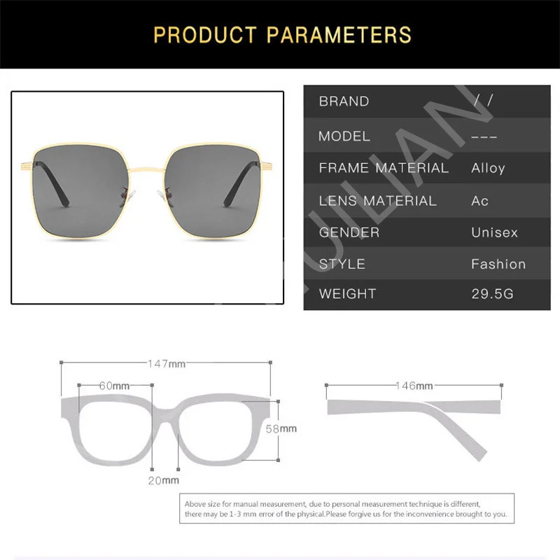 2025 Fashion Alloy Sunglasses for Women Transparent Blue Eyeglasses Trendy Street Photography Frosted Green Square Eye Glasses