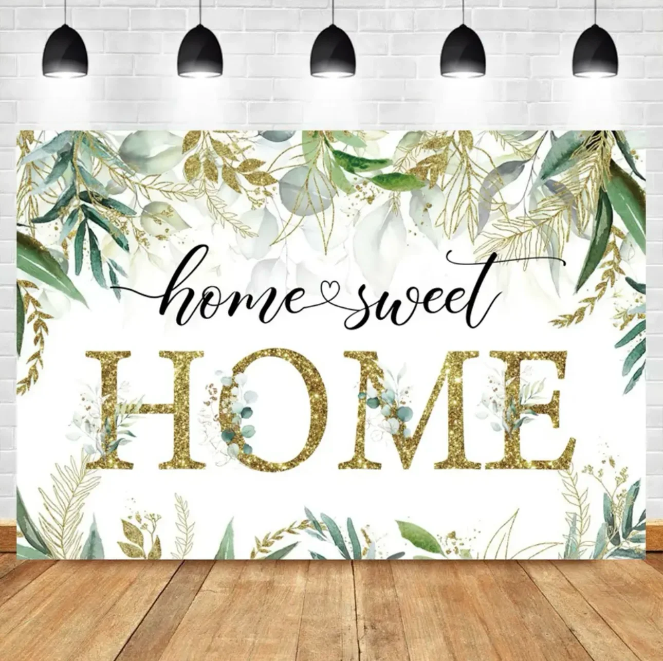 Greenery Photography Backdrop Spring Green Eucalyptus Leaves Branches Wedding Birthday Customized Background