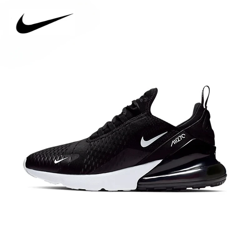 New Nike Air Max 270 Low men's and women's Sneakers Trendy fashionacial Shoes Comfortable and wearable Sneakers glossy black