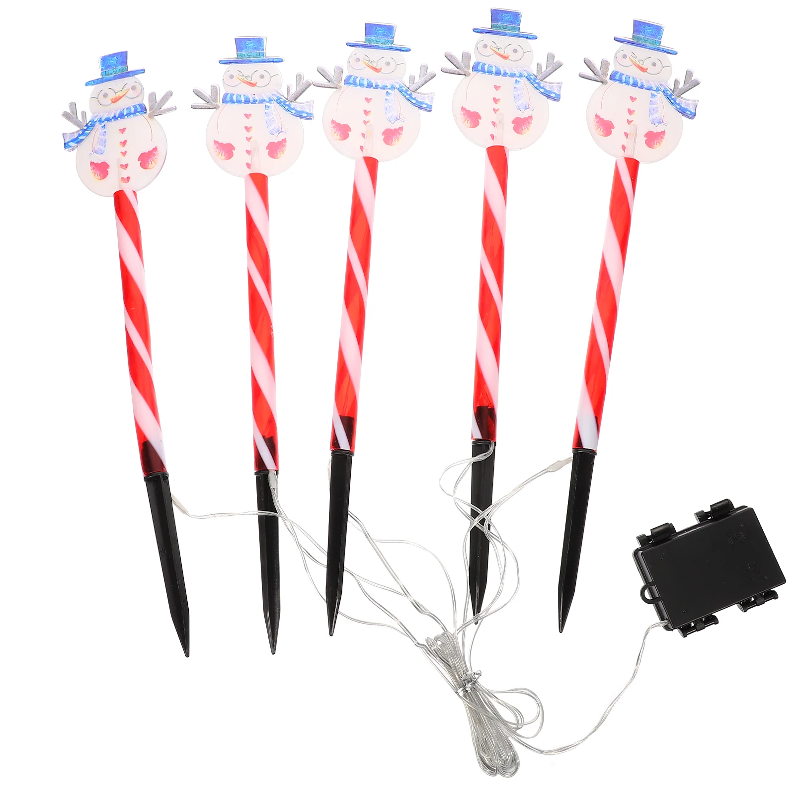 

1 Set Led Christmas Pathway Light Waterproof Outdoor Garden Lawn Lamp Holiday Decoration Stake Light For Yard Patio Festival