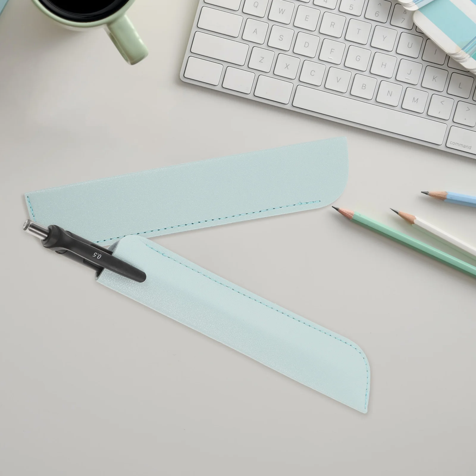 12 Buah Sarung Pena Pelindung Anti Gores untuk Pena Fountain Tas Penyimpanan Pena Bolpoin Desain Ramah Perjalanan