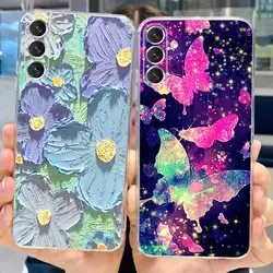 For Samsung Galaxy A14 5G Phone Case Stylish Soft Silicone TPU Back Cover For Samsung A14 M14 5G 4G SM-A145F A146B M146B