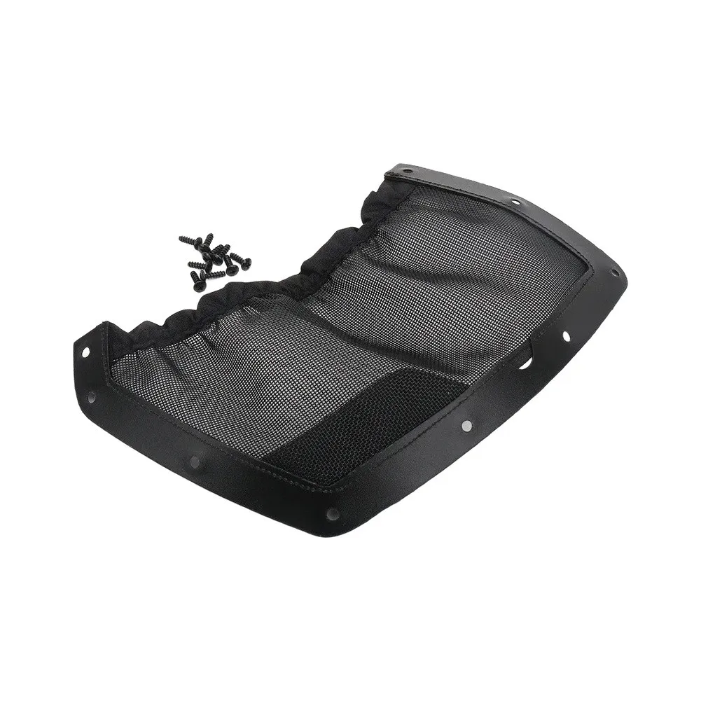 Black Polyester Panel Storage Net Compatible with For Can-Am Maverick R 2024 Rear Mesh For Freight Mounting System