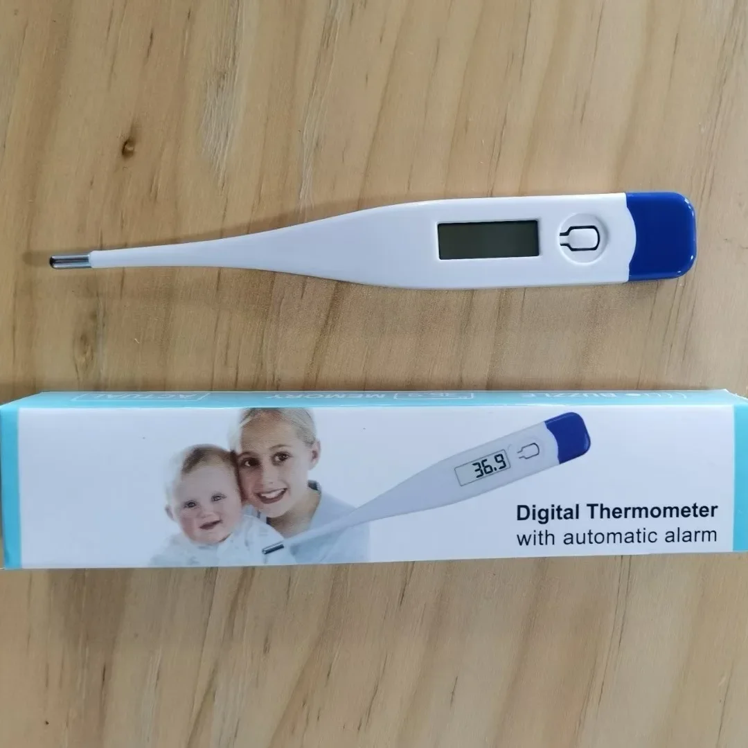 Lichaamsthermometer voor baby's, kinderen, volwassenen, elektronische nauwkeurigheid, digitaal temperatuurmeetinstrument, orale lichaamskop, gezonde zorg