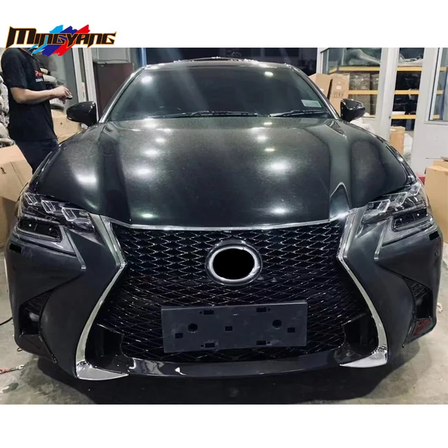 Kit carrozzeria per paraurti per auto di conversione di alta qualità per Lexus GS200T GS250 GS300 GS350 GS400 GS450H 2013-2016 aggiornamento 2018