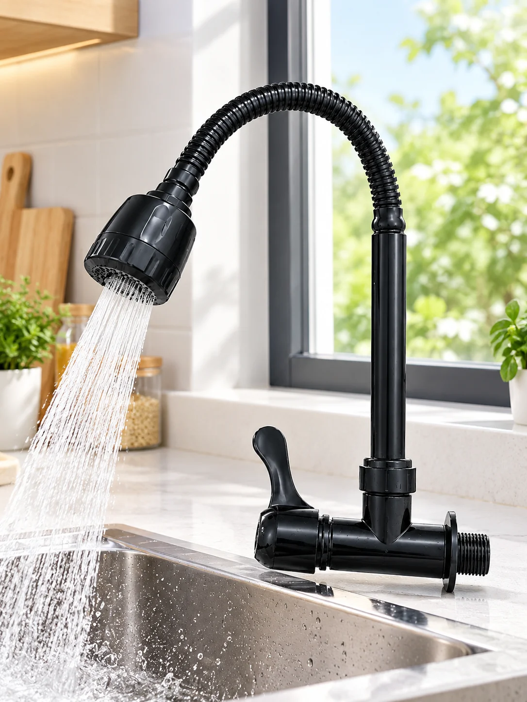 Torneira Gourmet Cozinha Flexível 2 Jatos Parede/bancada