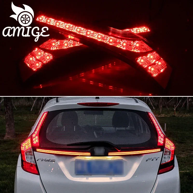 Car LED Reflector Bumper Lamp Taillight For Honda Jazz Fit 2014 2015 2016 2017-2019 2020  Backup lamp Auto Accessory Rear Lights