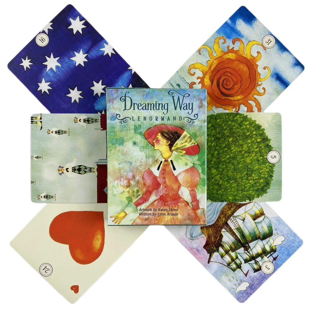 Dreaming Way Lenormand Oracle Cards A 36 English Visions Divination Edition Deck Borad Games