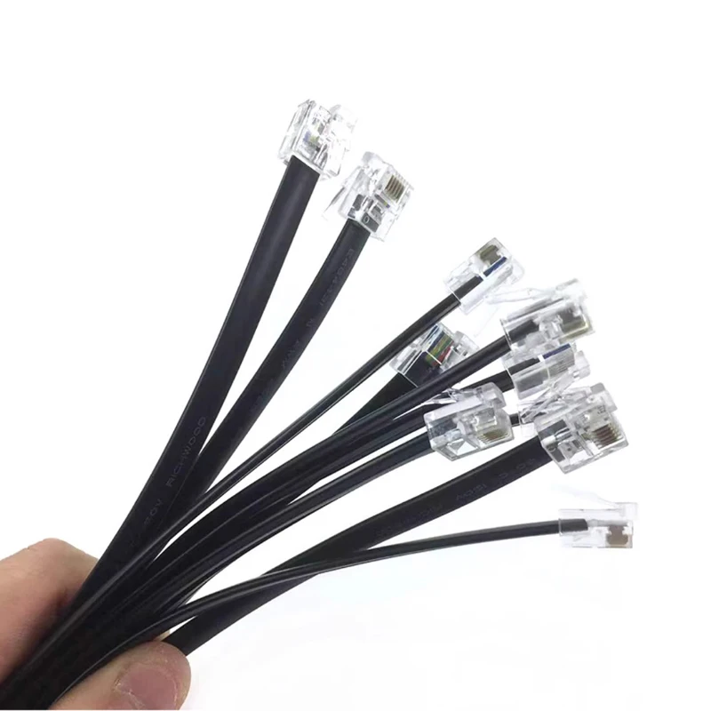 NEW 10Pcs EV3 Robot Data Line Crystal Connector Cable BB601 Sensor Motor Building Blocks Model Parts DIY EV3 45544 9898 Toy Gift