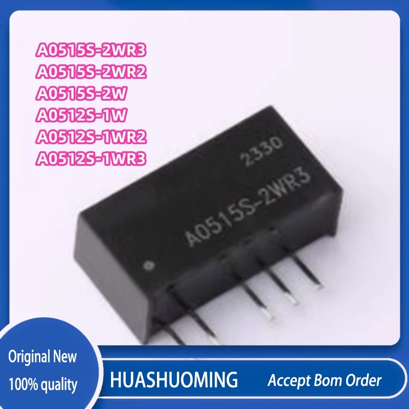 5PCS/LoT  NEW A0515S-2WR3 A0515S-2WR2 A0515S-2W A0515S  5V  A0512S-1W A0512S-1WR2 A0512S-1WR3  5V to 12V   SIP5