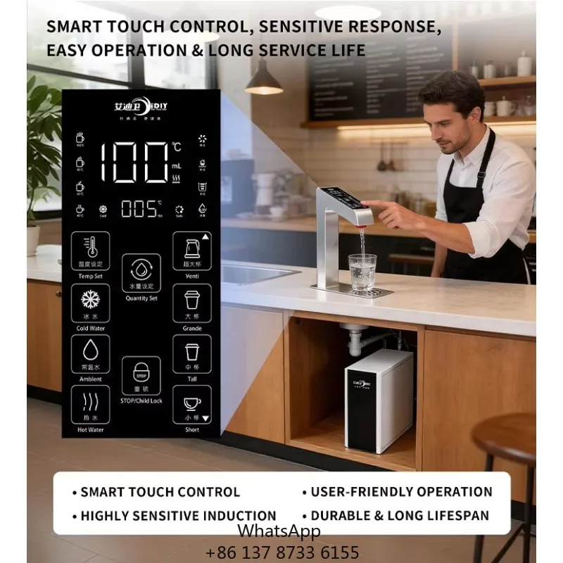 IDIY Electric Water Boiler Stainless Steel 12.5L Hot Water Dispenser With Instant Heating For Commercial Use Smart Control