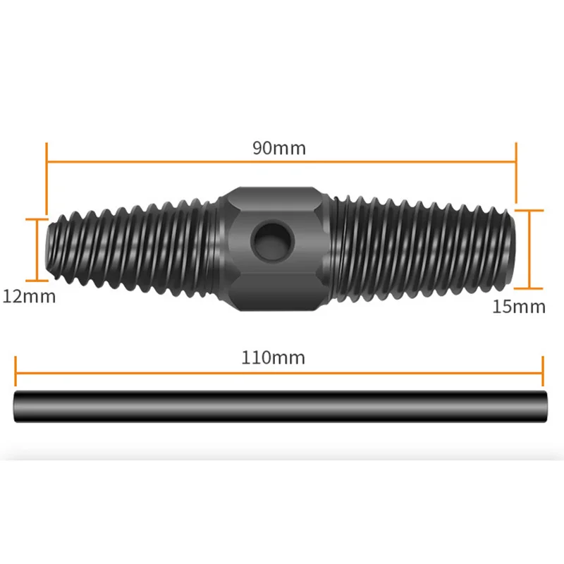 Double Head Wrench Faucet Valve Broken Screw Extractor Set Pipe Remover Damaged Wire Water Pipe Bolt Removal Plumbing Tools Set