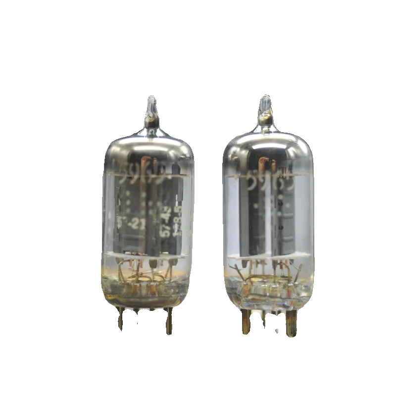2pcs for GE 5965 Vacuum Tube, Upgrade 12AT7 ECC81 6201 ECC801S, D-Ring Matched