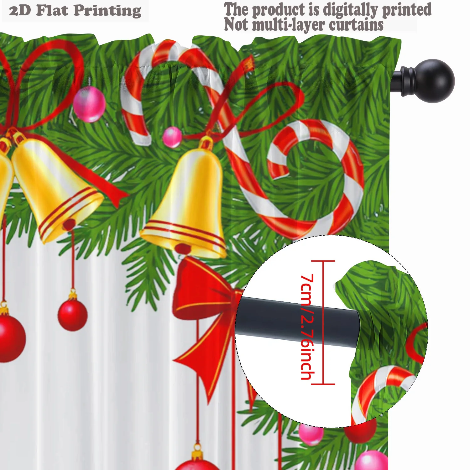 Christmas Digital Printed Shee - Curtain Sheer Voile review and price