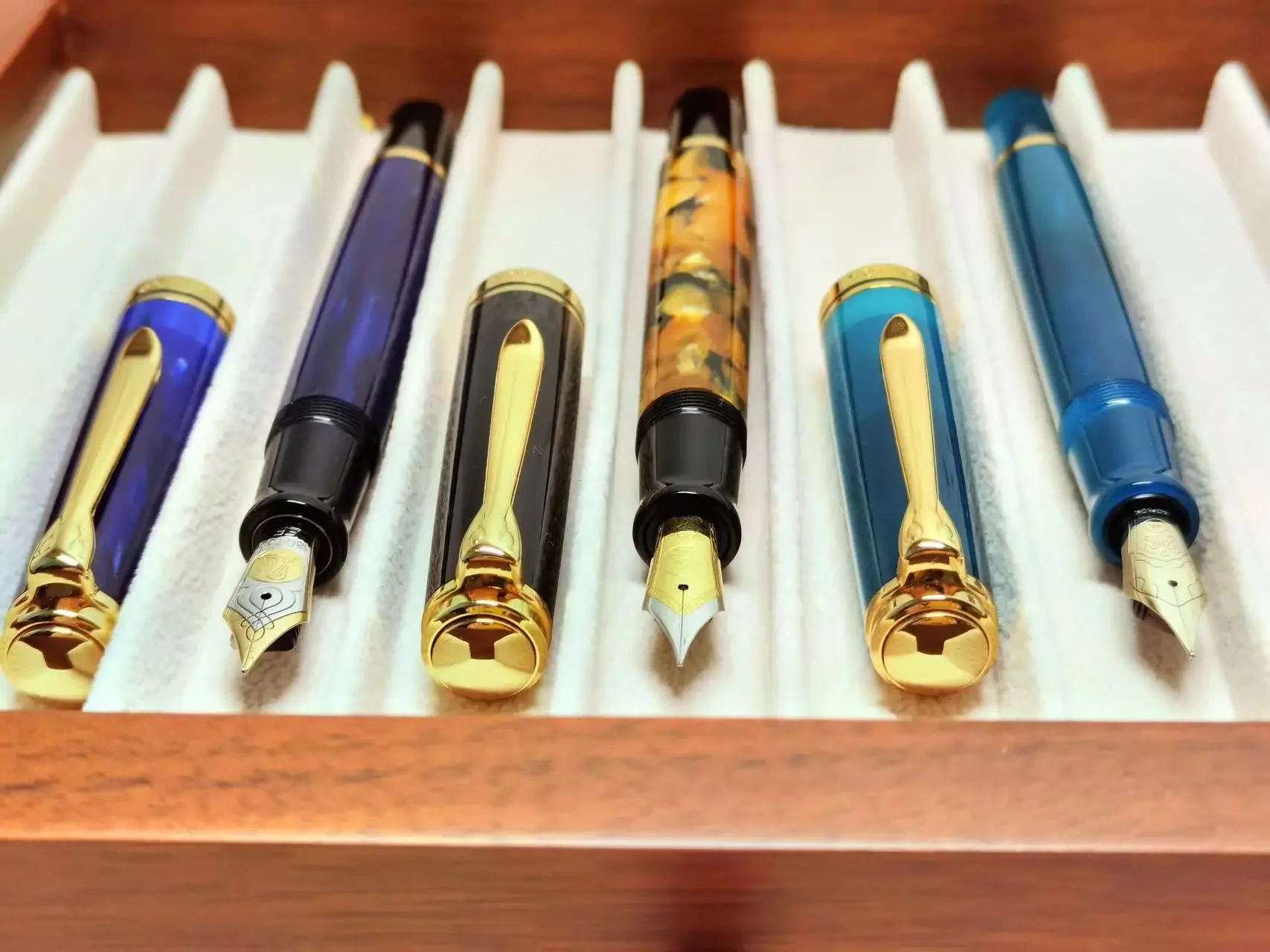 Creative ADMOK M800 Acrylic Piston Fountain Pen BOCK/Schmidt Soft Smooth No.6/35# Nib Inking Pelikan Copy Writing Gift Pen image 6
