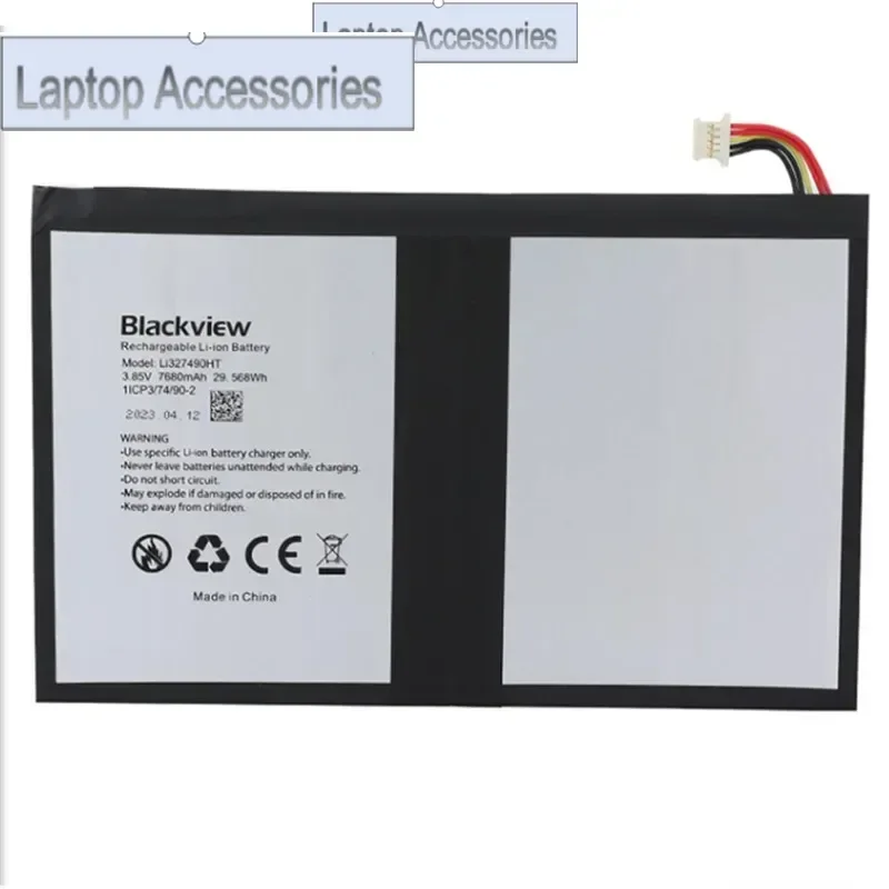 F HJ   production date for Blackview TAB 80 Battery 7680mAh Repair Parts Long standby time High capacit for Blackview Battery