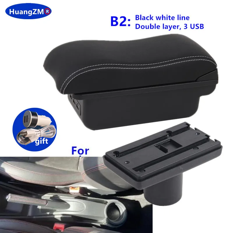 Voor Seat Ibiza Armsteun Doos Voor Seat Ibiza 6j Ibiza 6L Auto Armsteun Auto Opbergdoos 2010-2019 Gewijd retrofit Auto Accessoires
