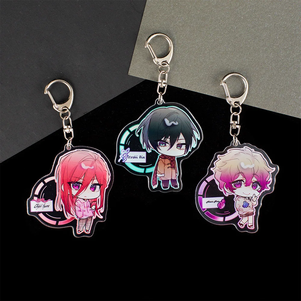 BLUE LOCK Anime Figures Mikage Reo Nagi Seishiro Cute Acrylic Key Chains Itoshi Rin Cute Decor Pendant Keyring Toy Birthday Gift