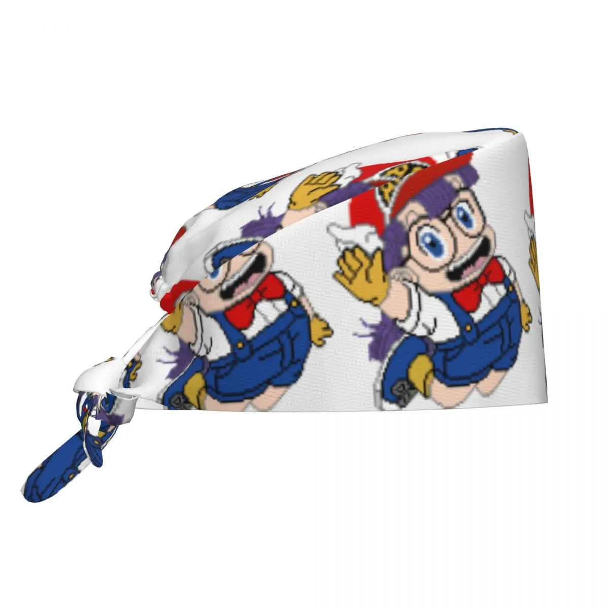 Arale Dr Slump Scrubs Caps Vintage Anime Lab Cirujano Gorras quirúrgicas para hombres Mujeres Mascotas de trabajo de enfermería para el cuidado de mascotas Sombrero