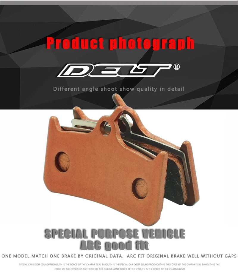 وسادة فرامل قرصية للدراجة من DELT مكونة من 4 أزواج، لـ، Deore، XT، BR-M755، 766، Grimeca، النظام 8، الدراجة، الجزء #4