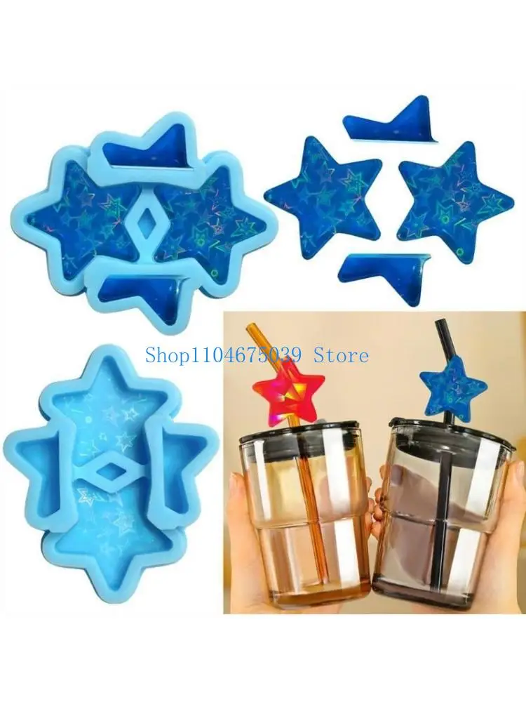 

5asd Straw Resin Molds Straw Attachment Silicone Molds