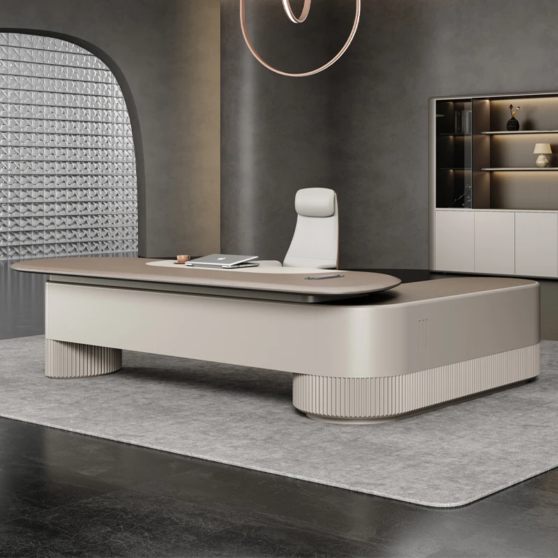 

Luxurious Modern Design High-End Executive Office Desk Custom Size Furniture For Company Commercial Bosses Luxury Brand Modern