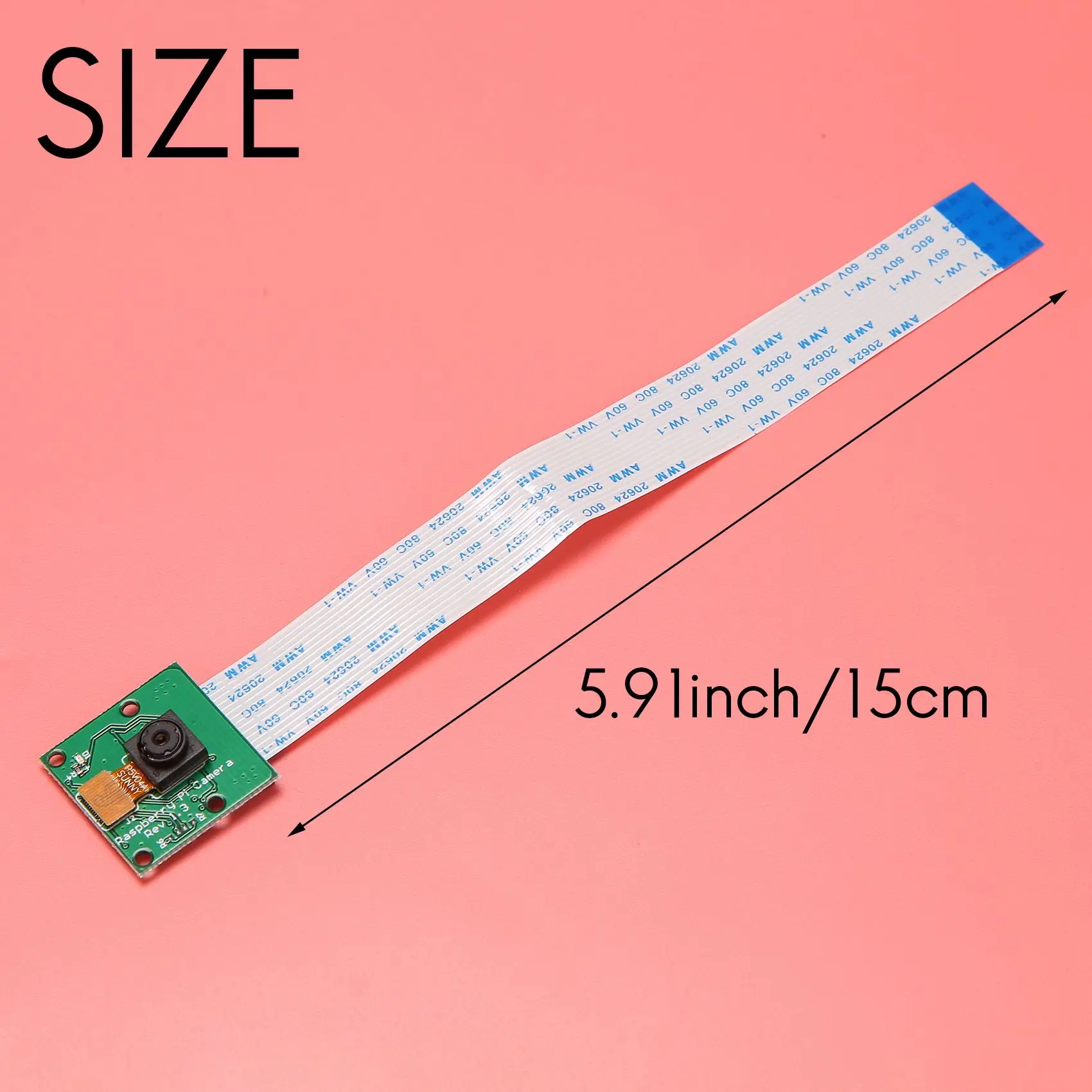 Placa de módulo de cámara ABZZ, cámara web de 5MP para Raspberry Pi Zero W/Zero/Raspberry Pi 3 Modelo B/4B