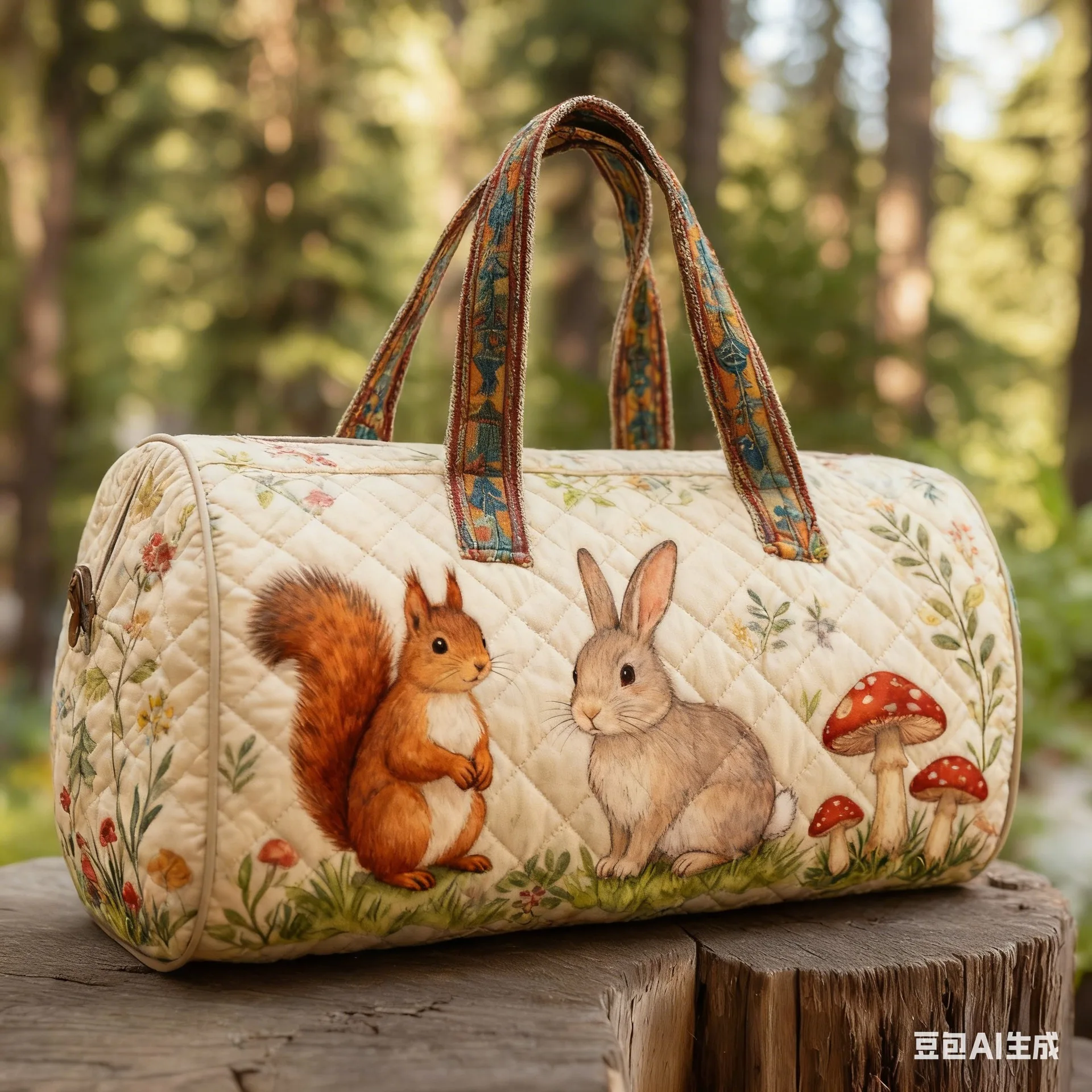 

3D Printed Quilted Bags daily Personalized Gifts Custom Bags fashion Handbag Tote Bag Training Travel Bag Beach Hiking Camping