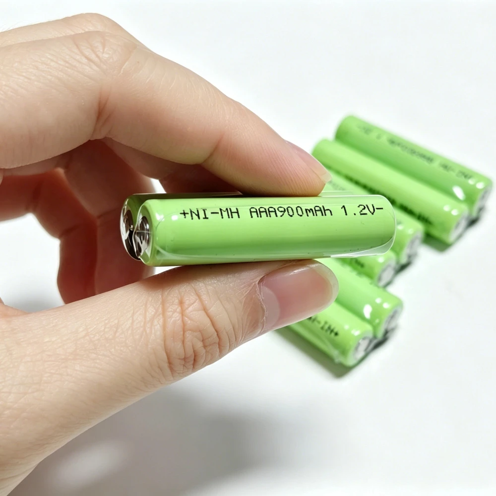PUJIMAX AAA 1.2V 900mAh Ni-MH Battery with Solder Tabs for Philips Razor Braun Toothbrush Flashlight Remote