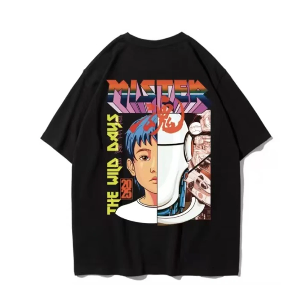 HOPE Original Same MISTER Frivolous Years Мужская и женская футболка с короткими рукавами из чистого хлопка, повседневная Harajuku