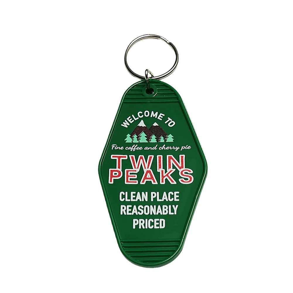 The Great Northern Hotel Room 315 Keychain Twin Peaks Inspired Key Tag Vintage TV Series Peripheral Pendant