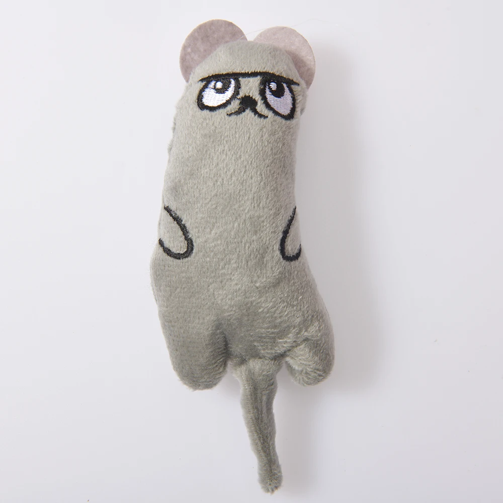 1PC Cute Cat Toys Funny Interactive Stuffed Cat Toys Cute Catnip Rattling Paper Pet Toys