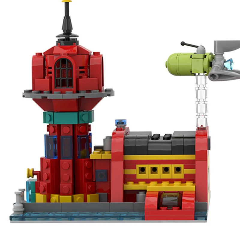 

MOC Space Wars Luke Skywalker's Vehicle Model DIY Kids Puzzle Toys Birthday Gift Futuramaed Micro Planet Express Building Block