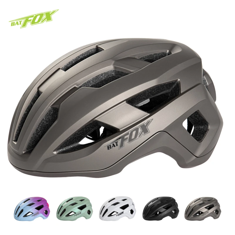 

BATFOX Road Cycling Helmet Size Professional Road Bike Helmet Portable Integrally-molded Helmet Bicycles Man Capacete Ciclismo