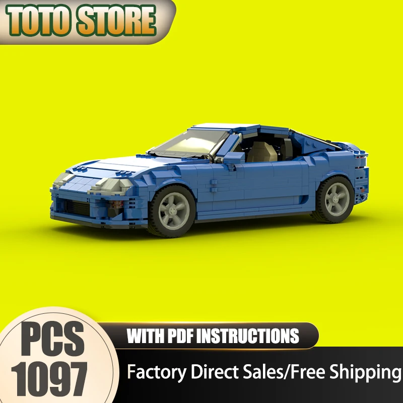 

Moc Building Bricks Modular MK4 1993 Champion Speed Cars Model Technology Modular Super Car Blocks Christmas Set DIY Toy Gifts